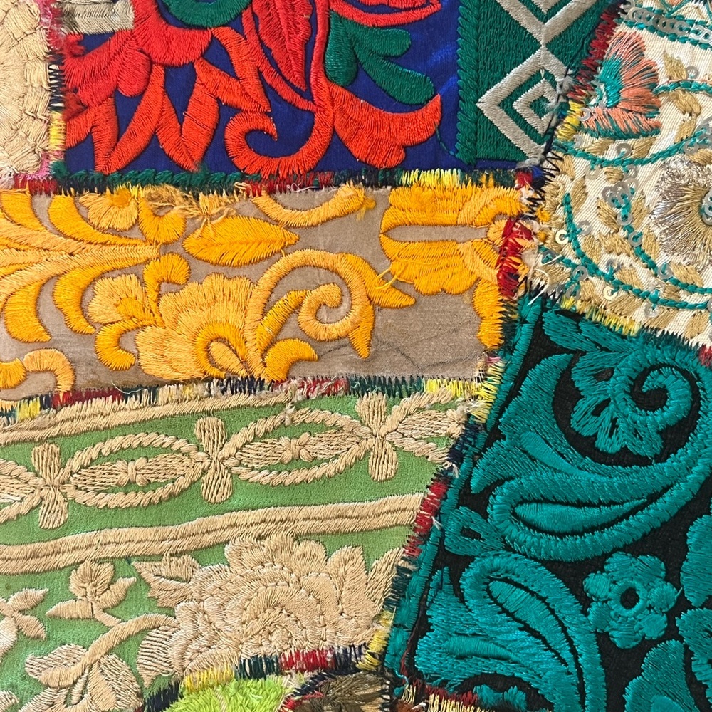 Multi Color Ethnic Patchwork Embellished Envelope… - image 7